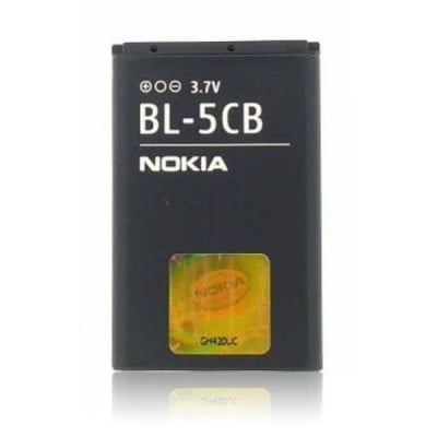BL-5CB NOKIA 3.7V 800ma Original Battery BL-5B Nokia 1616/1800 3.7 1300mAh
